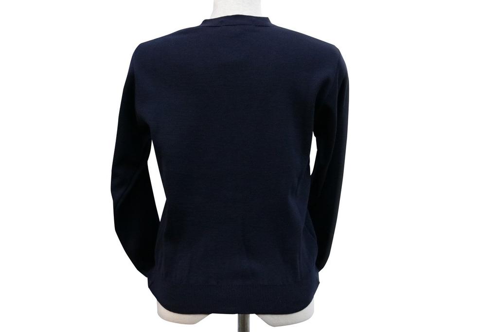 Unisex Knit School Sweater for Made in Navy School Made in Japan Students, Japan, Blue, V-Neck, Uniform, (LL)