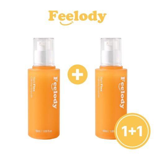 [Feelody][1+1] Feelody Hydrating Hyaluronic Acid Vitamin Pore Ampoule for Teenage Trouble Soothing Whitening Moisture Cica 50ml_637338