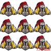 10Pcs/Lot Skull Punk Patches For Clothing Hip Hop Iron On Patches For Clothes Patch Thermoadhesive Embroidery Fusible Patch DIY
