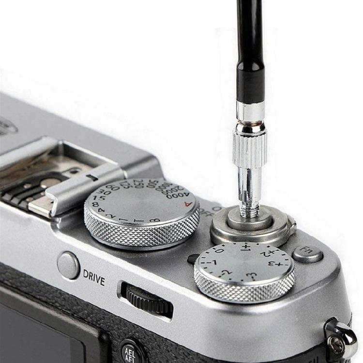 Camera Remote Shutter Cable Release Screw Threaded Cord - 40cm/70cm/100cm Length