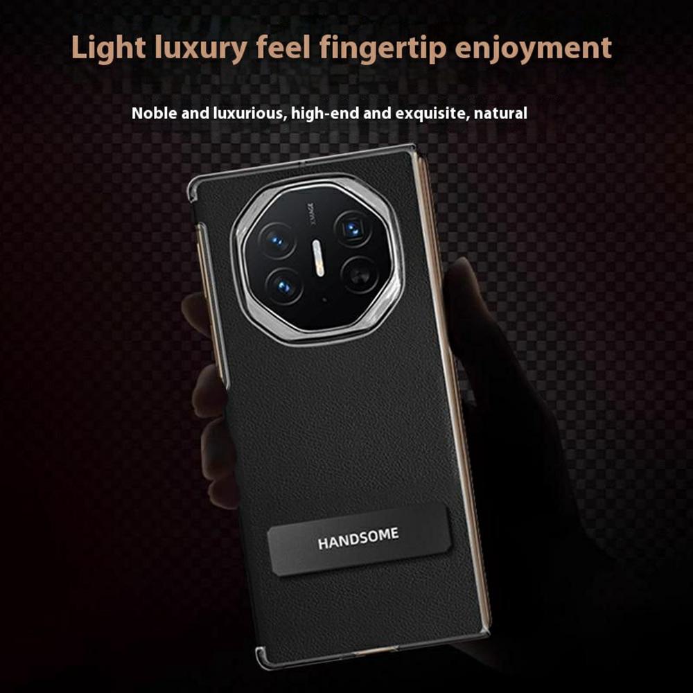 For Huawei Mate XT Ultimate Case Kickstand PU Leather+PC Phone Back Cover