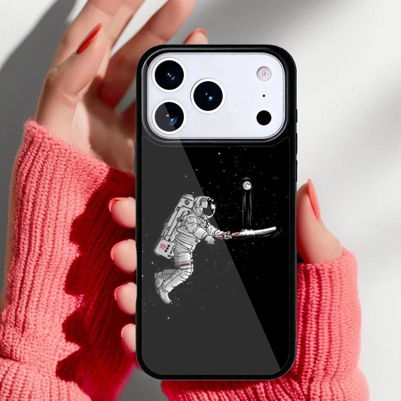 

Чехол для телефона Астронавт Звездный Космос для iPhone 17 16 15 14 13 Pro Max Задняя крышка для 12 11 Pro Coque iPhone 16