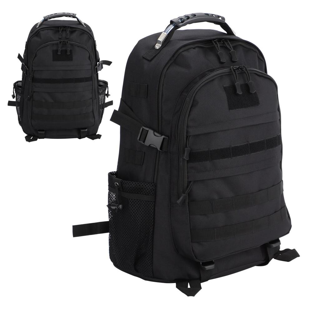 (Black) 50L Military Camping Travel Bag
