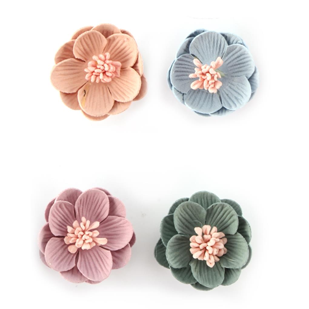 2pcs/set Beautiful Car Perfume Clip Small Flower Decor Air Freshener Automobile Air Conditioner Vent Smell Diffuser Accessories