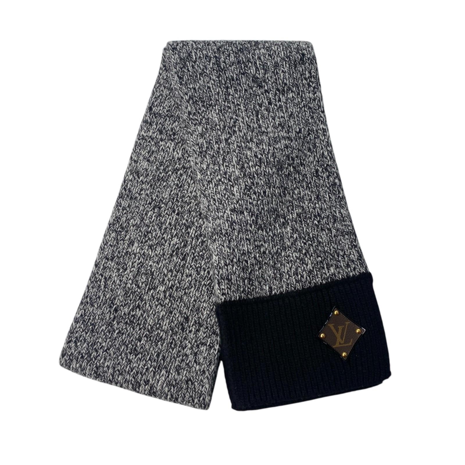 

Used LOUIS VUITTONScarf Gray/Black / brown wool Women