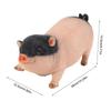 Pig Garden Statue Resin Exquisite Lifelike Cute Pig Sculpture Ornament 26cm for Home Outdoor Indoor Decoration