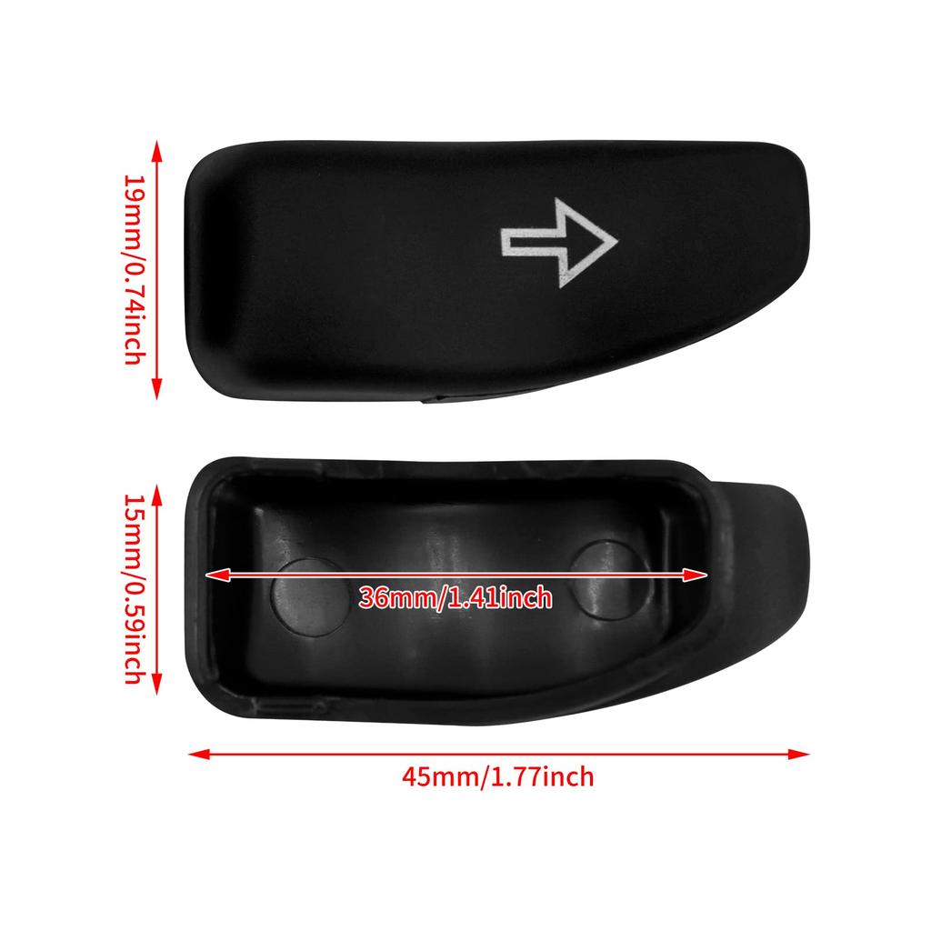 HCmotorku Motorcycle Turn Signal Switch Switch Cover for Electra Street Ultra Road Glide Black Harley-Davidson Touring, Glide, Glide, Limited,