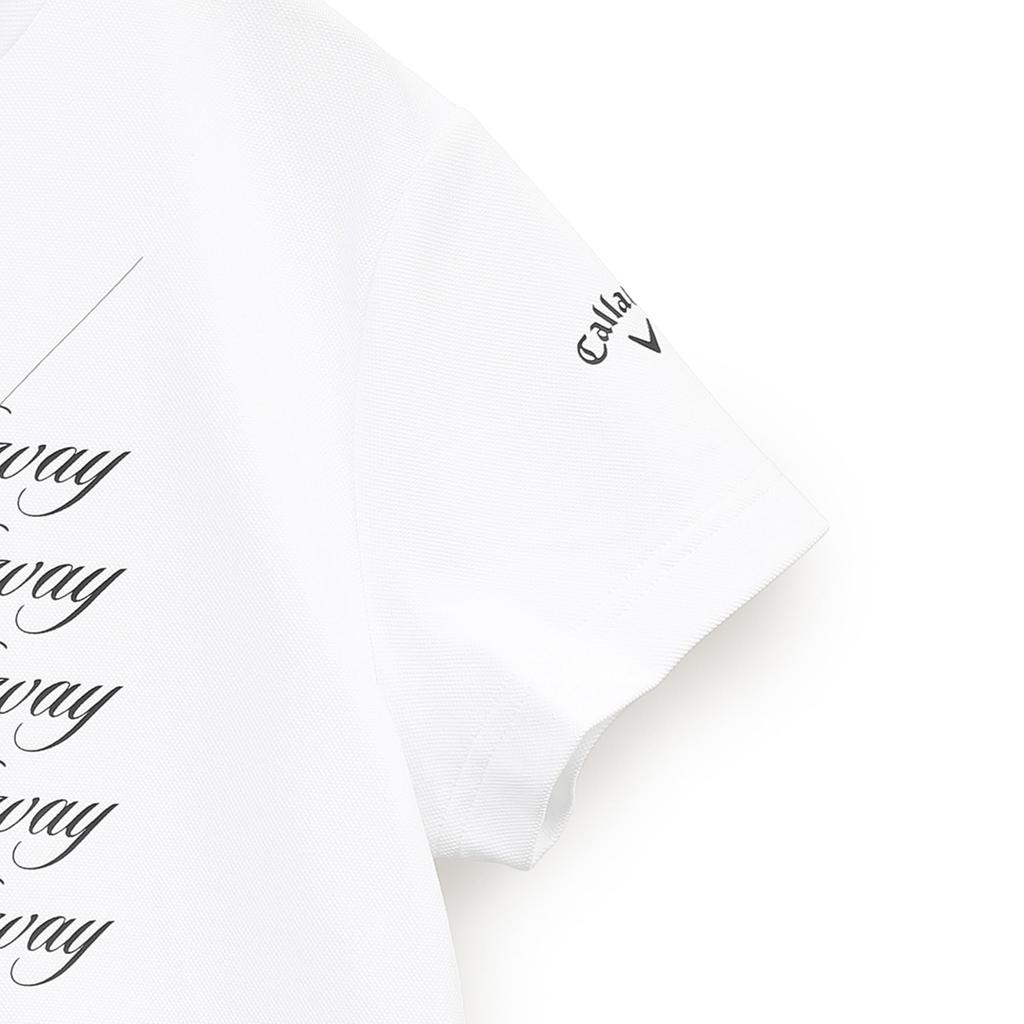 Callaway Short Sleeve Mock Neck Shirt UV for C25134211 Size M Women's (Moisture-Wicking, Quick-Drying, Protection) Golf, 1030_White,