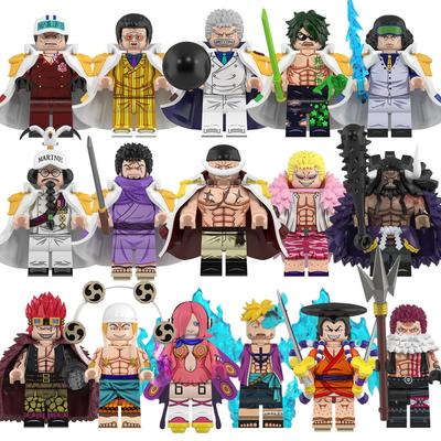 Wm6187 Wm6188 Korsan Yapı Taşı Figürin Küçük Parçacıklar Birleştirilmiş Oyuncak Bebek Oyuncak Çanta