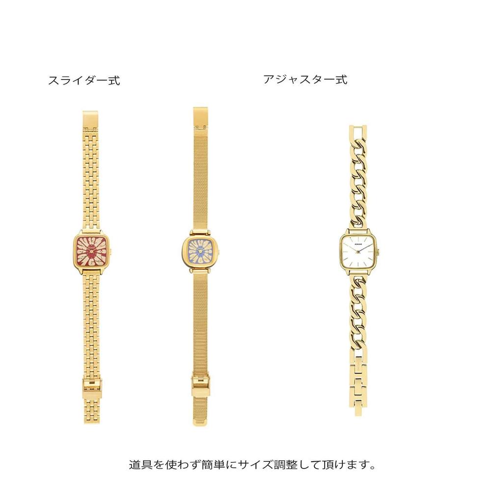 Authorized Retailer [KOMONO] Women's Kate Cameo Royale Silver Bordeaux Watch KOM-W4221