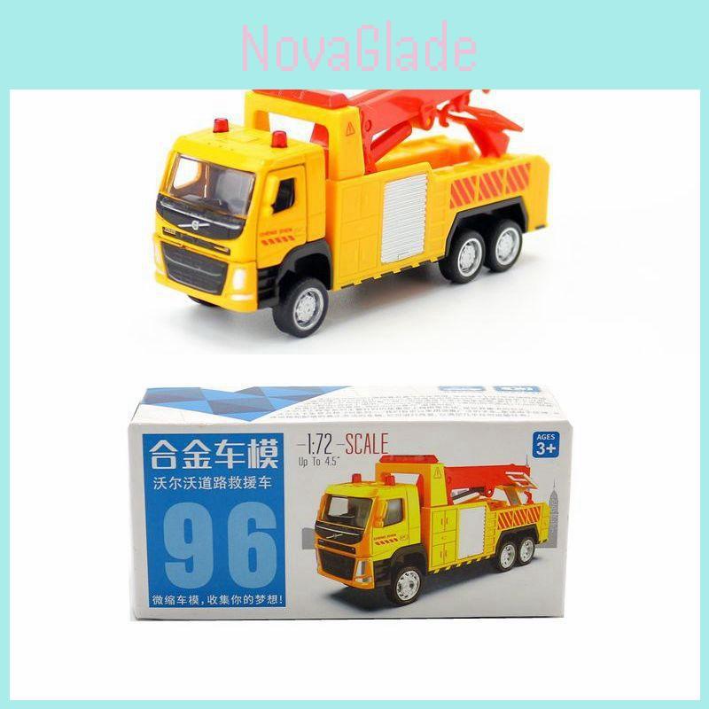 Alloy Car Model Roadside Rescue Crane Truck For Kids Play