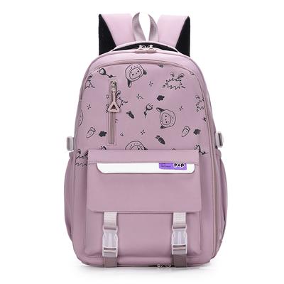Schulranzen mit Cartoon-Druck für Grundschülerinnen, wasserdichter Damenrucksack