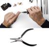 Stainless Steel Looping Pliers For Jewelry Making And DIY Crafts With Semi Grooved Design For Enhanced Grip