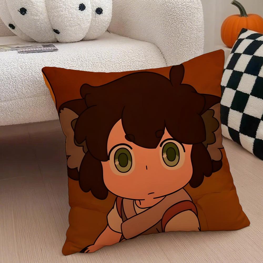 

LLuo Xiao Hei Cushion Cover Linen Pillow Case Soft Breathable Protective Couch Room Decoration 30x30cm
