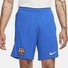 Nike FC. Barcelona 2023/24 Stadionové venkovní logo Vyšívané Elastický pas Fotbalové šortky Pánské šortky Tmavě modrá DX2707-463