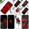 Red Rose For Huawei Nova 12s 12i 11i 8i 9 10 SE Y91 Y90 Y60 Y70 Y72 Y61 P20 P40 Lite P30 P60 Pro Case