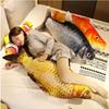 Soft Material Fish Plush Toy 3D Giant Fish Cushion Pillow Carp Plush Pillow  Home Decoration