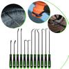 12 Pcs Precision Car Oil Seal Screwdriver Set O Gasket Puller Removal Tool Pick Hook Tool Green Hook Auto Repair