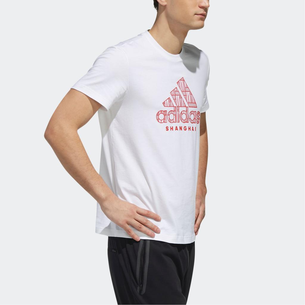 Adidas KC Tee BC SH Casual Sports Round Neck Short Sleeve T-Shirt Men Tops White FJ0079