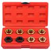8 Pieces Bolt Thread Repair Kit Hex-Shaped Threading Die Precision