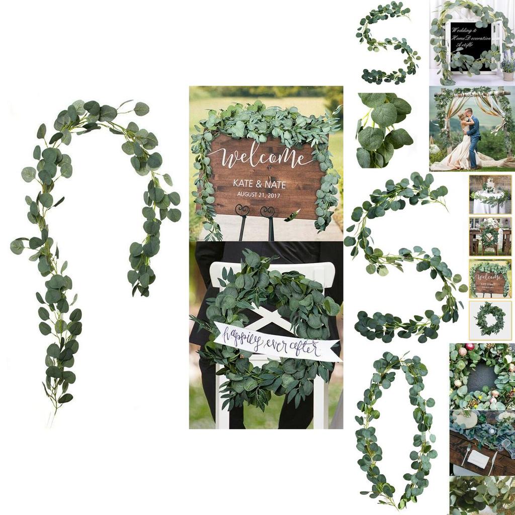 Beautiful Green 2m Fake Ivy Vine For Backdrops And Wedding Decorations