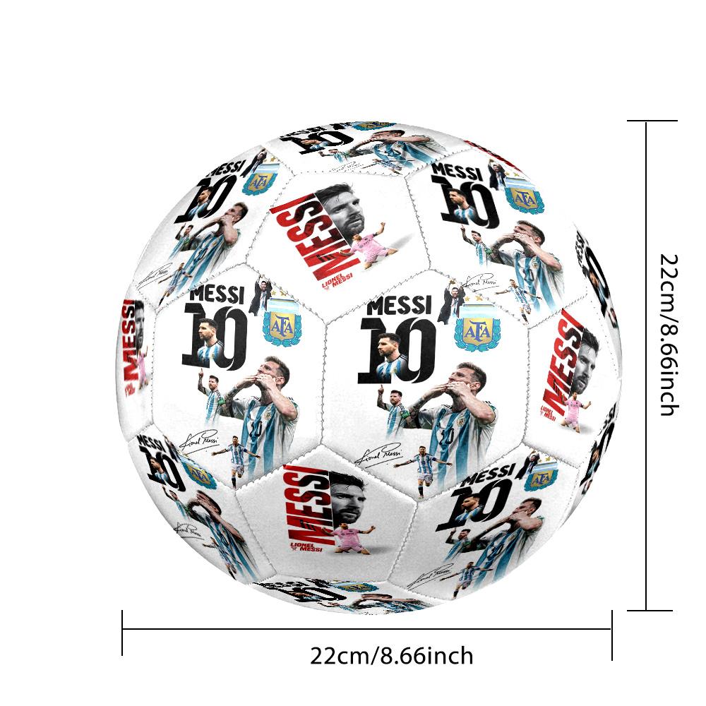 Messi 10 Number Argentina Soccer Champion Size 5 Soccer Ball Machinestitched Indooroutdoor Training And Matches Unique Gift For Soccer Lovers