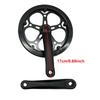 Chainring, Crank Arm, Single Crankset, Double Cover, Hollow Aluminum Alloy, Lightweight,