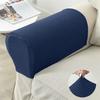 2 Pieces /Set Sofa Armrest Cover Polar Fleece Elastic Couch Armchair Arm Protector Case Stretch Non -Slip Removable Arms Slipcover
