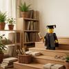 Miniature Building Block Accessories, Graduation Gowns, Doctoral Caps, Cloaks, Decorative Toys
