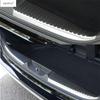2 PCS Rear Trunk Bumper Door Sill Foot Plate Guard Protector Cover Trim For Honda STEPWGN   Stainless Steel Accessories