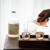 Conjunto de saquê criativo japonês para bar, com copo de saquê, taça para aquecer saquê frio, jarra para vinho gelado e copo de dose para uso doméstico e em hotéis, utensílios para bebidas e acessórios de bar.