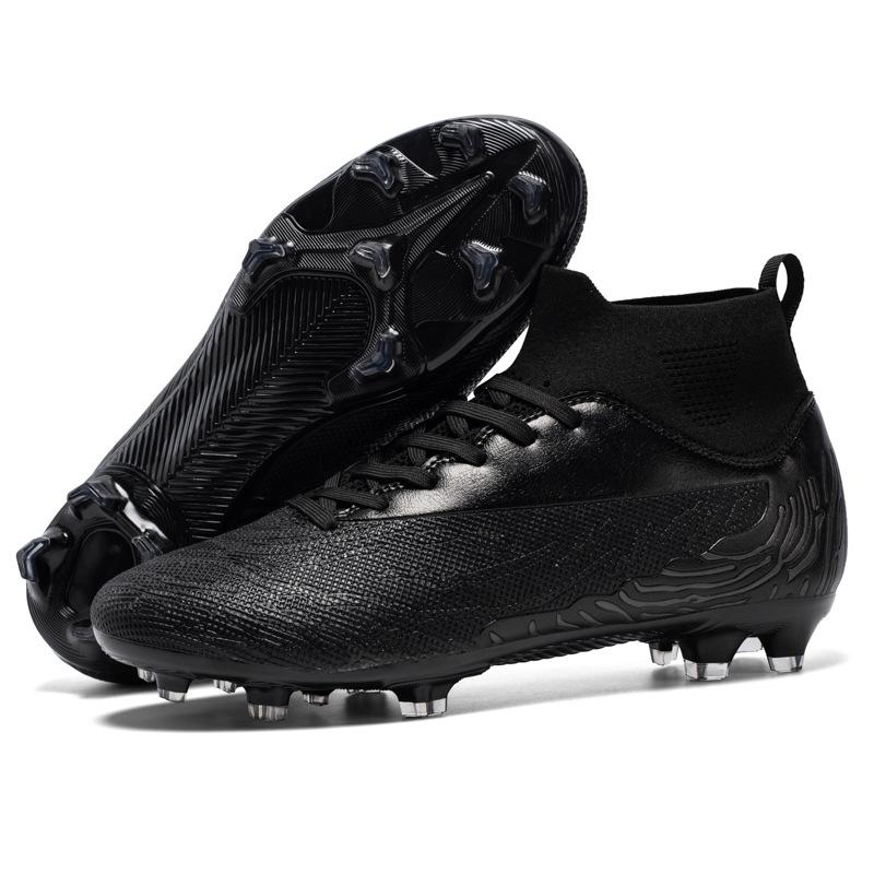 High-Top Football Shoes Xiyin Men'S And Women'S Ag Nail Leather Foot Competition Training Shoes