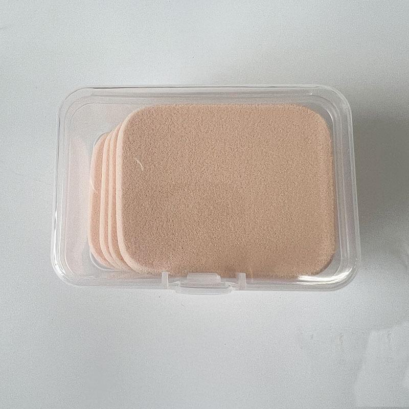 Professional Makeup Sponge Set - Skin Tone, Flat & Square for Dry Powder Application