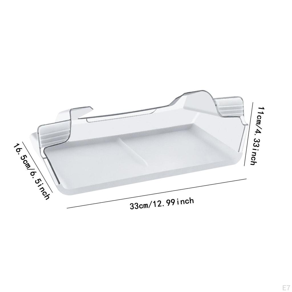 under Screen Storage Tray Accessories Versatile Simple Assembly Organizer with Silicone Pad
