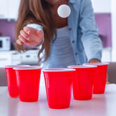 50Pcs/Pack 40mm Ping-Pong Ball Frosted Portable Bright Color Rust Resistant Table Tennis Ball for Practice