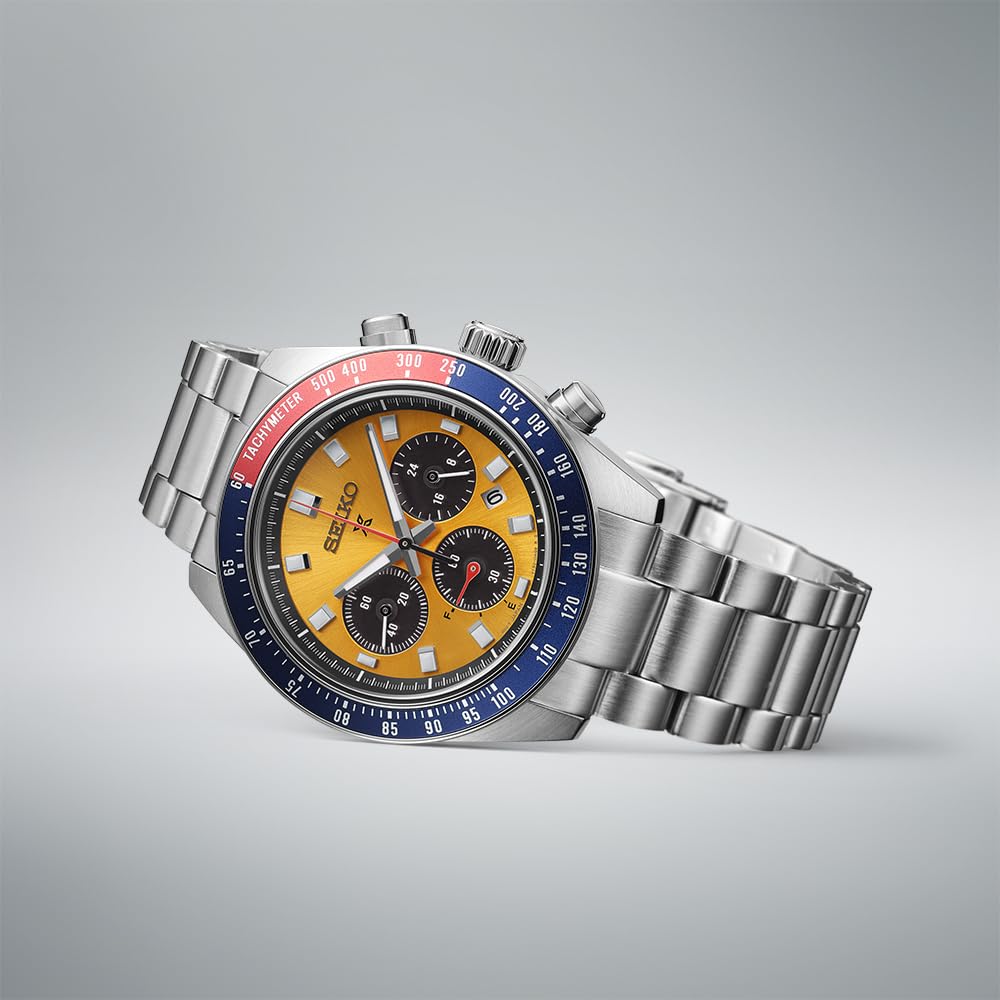 [Hodinky Seiko] Náramkové hodinky PROSPEX SPEEDTIMER Solární chronograf Velké SBDL117 Pánské Stříbrné