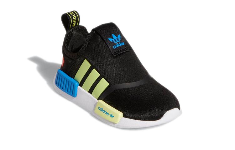 adidas Originals NMD 360 Low Top Toddler Shoes Carbon Black Infant And Toddler GX8393