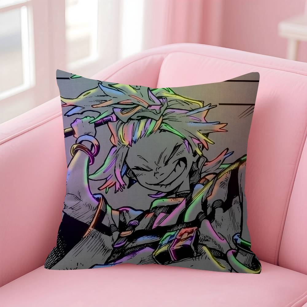 Anime Comic Gachiakuta Riyo Cushion Cover Car Throw Pillow Case For Sofa Car Christmas Gift