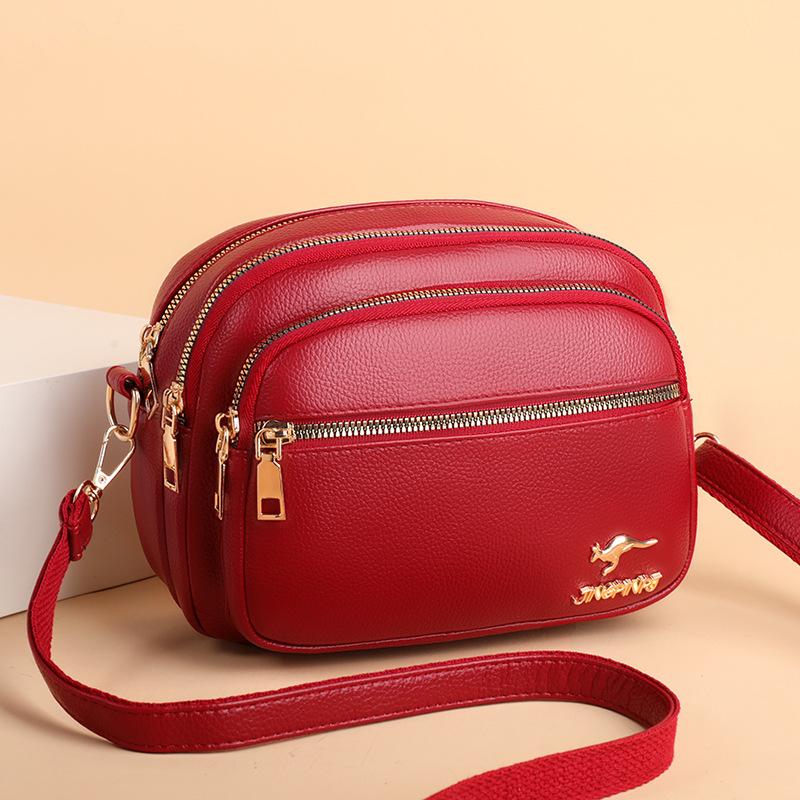 Borsa a Mano da Donna Nuova Versatile a Strati Singola Spalla Borsa a Tracolla con Tasche Multiple per Madri Per Raccogliere Portafogli