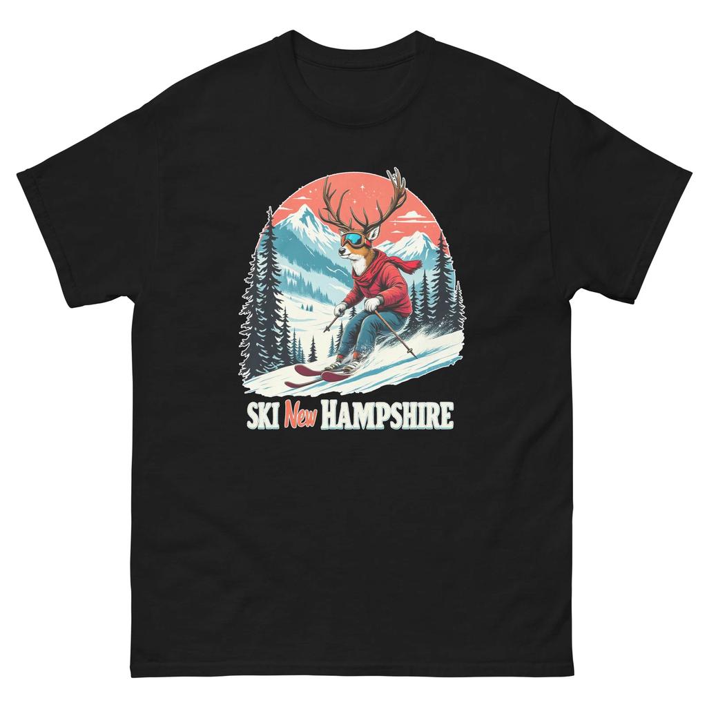 Ski New Jersey Turtle Skiing Skier Animal T-Shirt