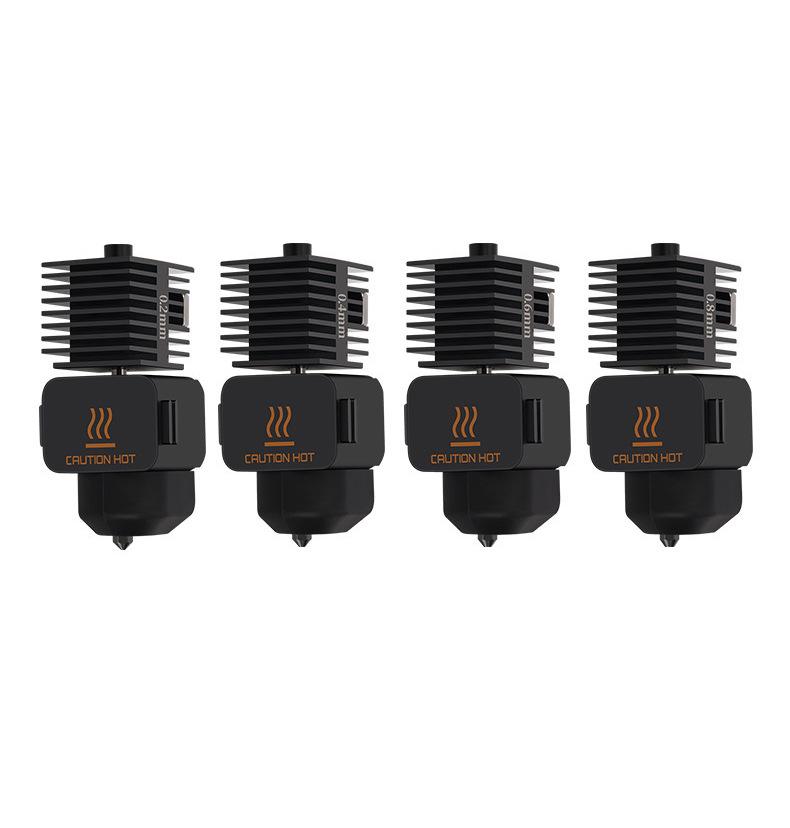 Bamboo A1/A1MINI/A2L 3D Printer Hotend: Hardened Steel Nozzle with Silicone Cover