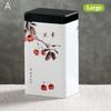 Tin Plate Storage Box Sealed Tea Caddy Small Square Coffee Jar Tea Leaves Container Cans Small Tinplate Spices Storage Boxes