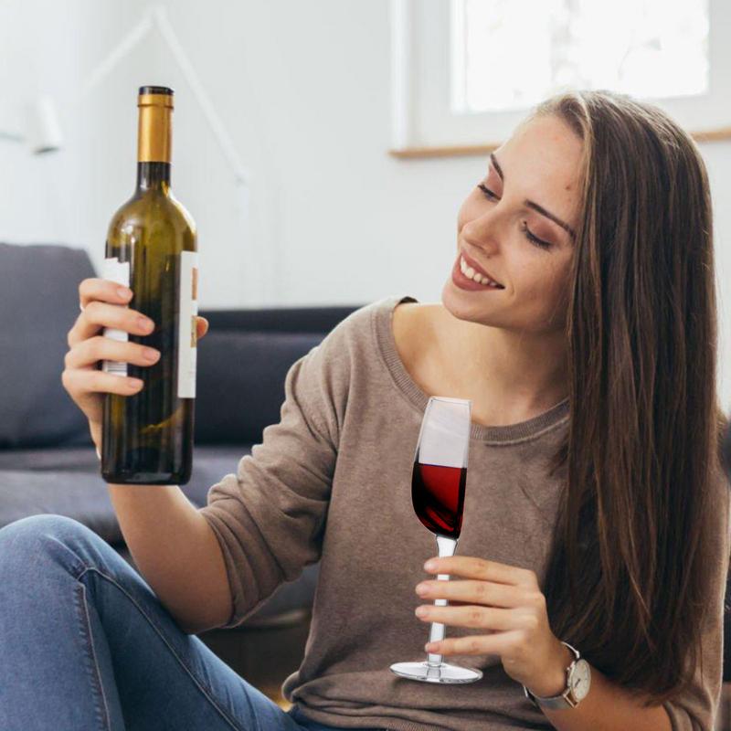 140ml Semicircular Red Wine Cups Creative Crystal Glass Portable Clear Half Wine Glass fun European Creative Crystal Glass