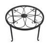 Einlagiges Eisenpflanzenständer Bodenstehend Einfacher Niedriger Blumentopfständer Balkon Wohnzimmer Blumentopfregal 30x30x19cm