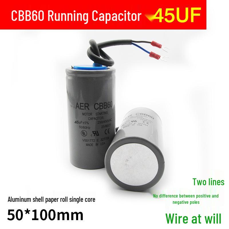 Washing Machine Start Capacitor CBB60 3-20UF for Spin Dry/Dehydration