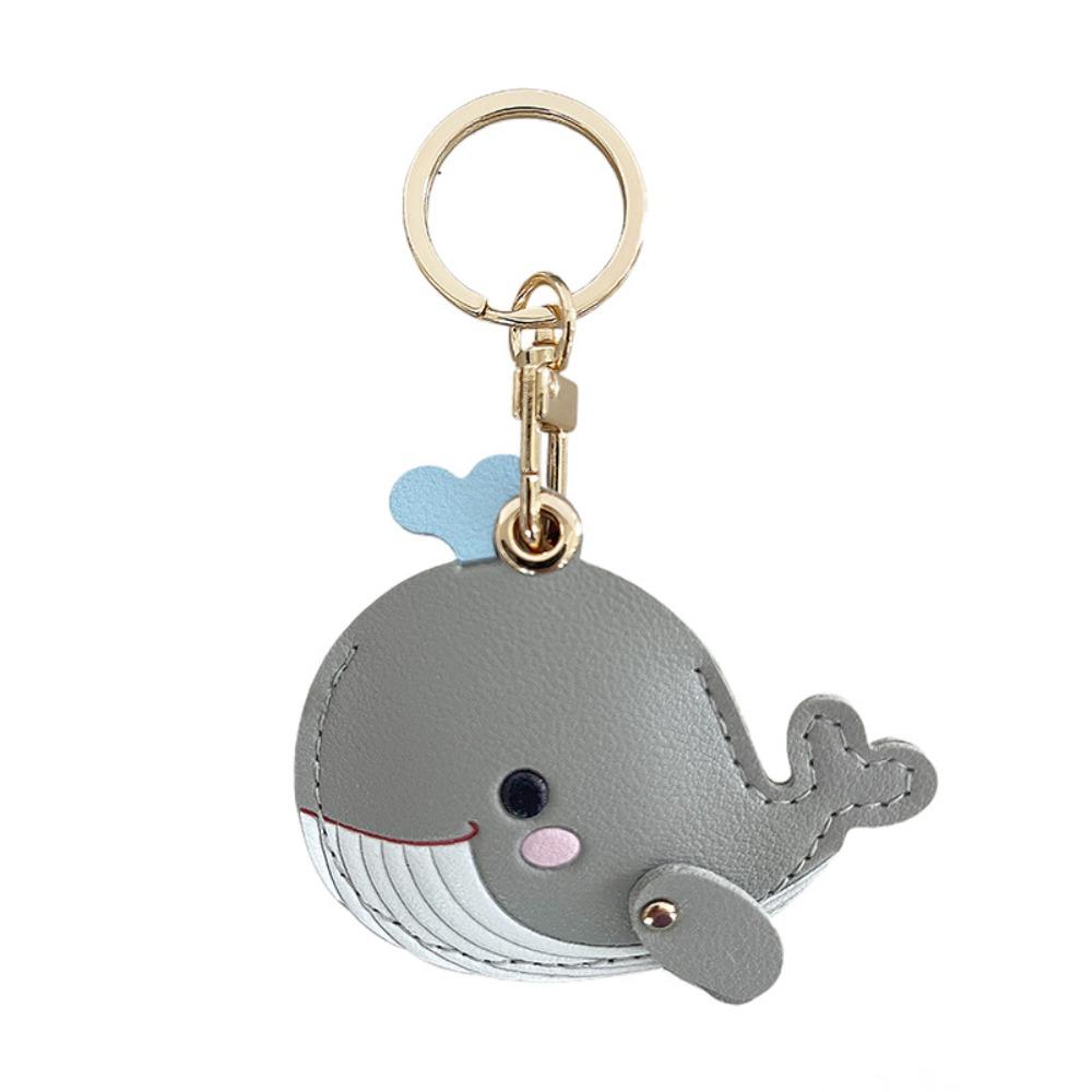 Anti-Drop Leather Keychain Antirust GPS Case Cover for Airtag Protective Cover  For Keys Bag Wallet