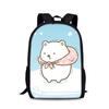 Sumikkogurashi School Bag With Waterresistant Nylon Fabric And Adjustable Shoulder Straps For Students