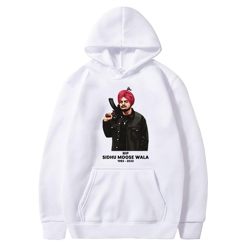 Sidhu Moosewala Hoodies 2022 RIP Moose Wala Fans Hooded High Quality Long Sleeve Pullover Casual Oversized Soft Men's Clothing