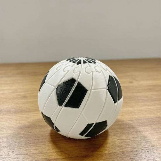 Fidget Soccer 3D Printed Spiral Fidget Toy Smooth Rotating Stress Relief Decompression Ball Anti-anxiety Hand Spinner