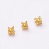 Double-Sided Gold-Plated Hollow Flower Beaded DIY Bracelet/Necklace